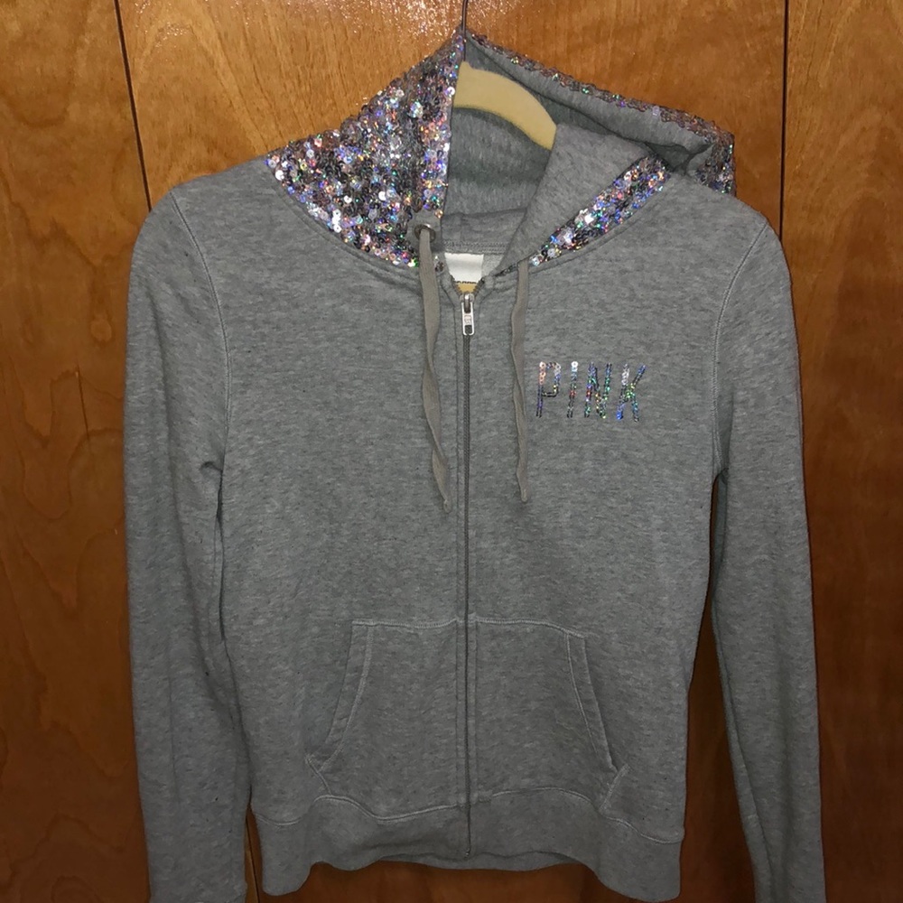 Victoria’s Secret Pink Zip up hoody/sweatshirt XS